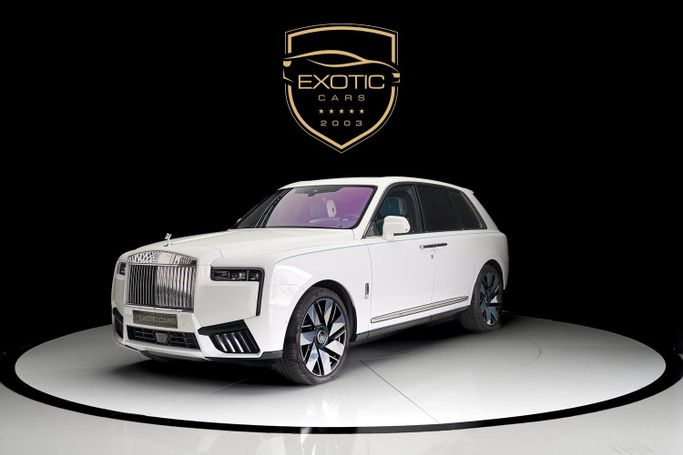 New Rolls-Royce Cullinan Black Badge I Facelift, 6.7 l, 2026 in Dubai by Exotic Cars, White color. Other | AUTO.AE