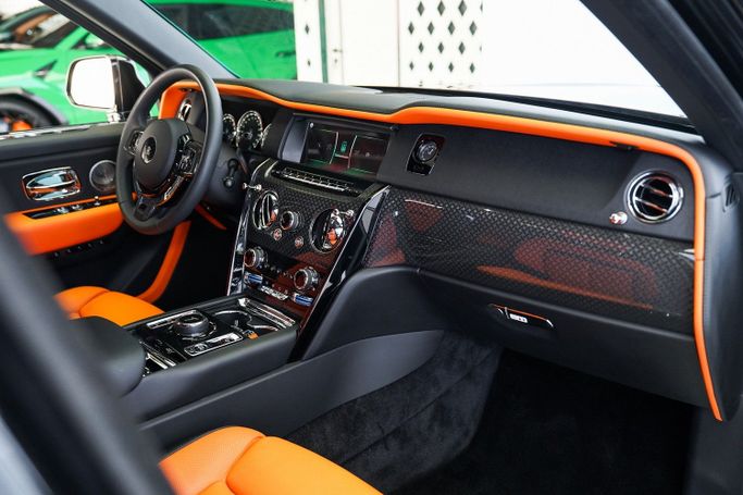 Used Rolls-Royce Cullinan Black Badge I, 6.7 l, 2023 in Dubai by Exotic Cars, Black color. GCC Specs | AUTO.AE