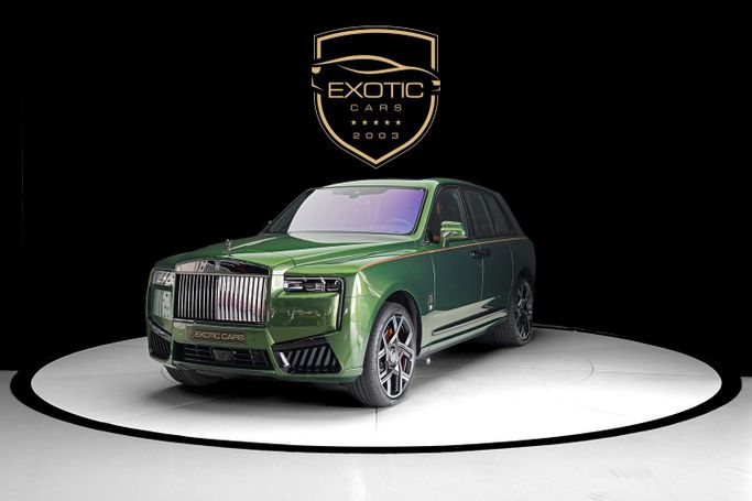 New Rolls-Royce Cullinan Black Badge I Facelift, 6.7 l, 2025 in Dubai by Exotic Cars, Green color. Other | AUTO.AE