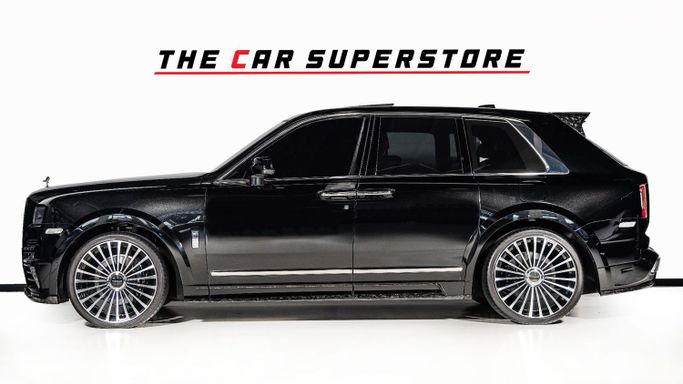 Подержанный Rolls-Royce Cullinan Mansory I, 6.8 л, 2020 в Дубае от The Car Superstore Черный цвет. Европейская | AUTO.AE