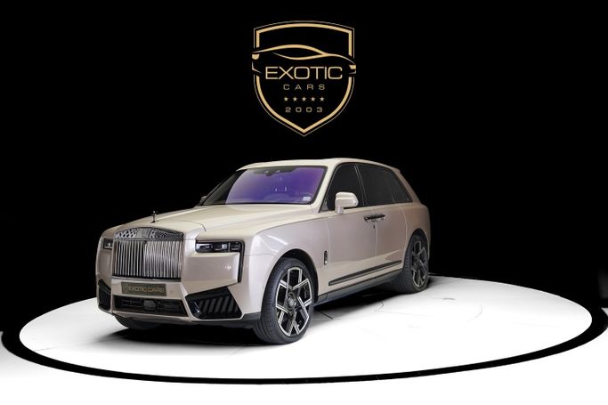 Подержанный Rolls-Royce Cullinan I Рестайлинг, 6.7 л, 2025 в ОАЭ, Дубай от Exotic Cars Золотистый цвет. GCC | AUTO.AE | Объявление #277141