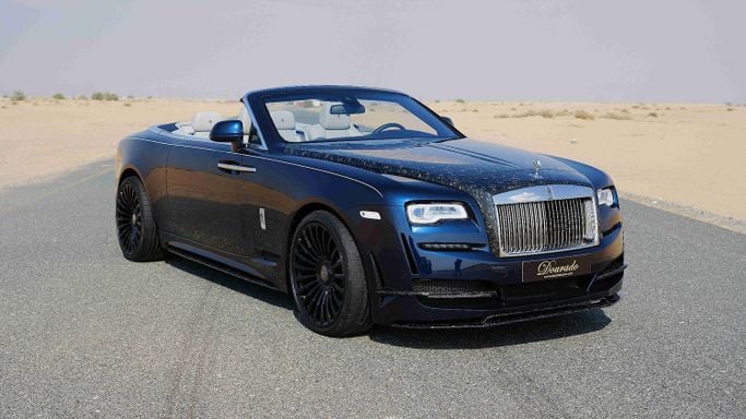 Used Rolls-Royce Dawn, 6.6 l, 2022 in Dubai by Dourado Luxury Car, Blue color. European Specs | AUTO.AE
