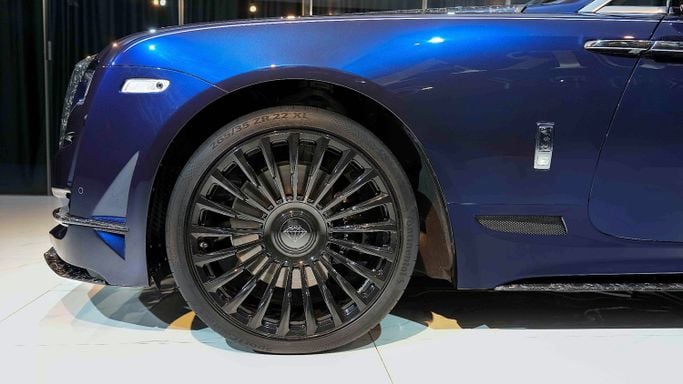 Used Rolls-Royce Dawn, 6.6 l, 2022 in Dubai by Dourado Luxury Car, Blue color. European Specs | AUTO.AE