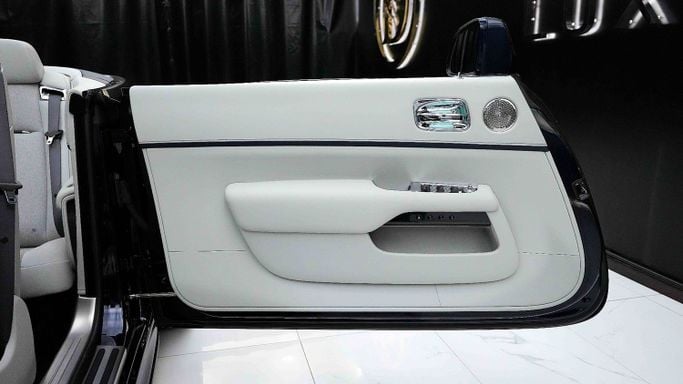 Used Rolls-Royce Dawn, 6.6 l, 2022 in Dubai by Dourado Luxury Car, Blue color. European Specs | AUTO.AE