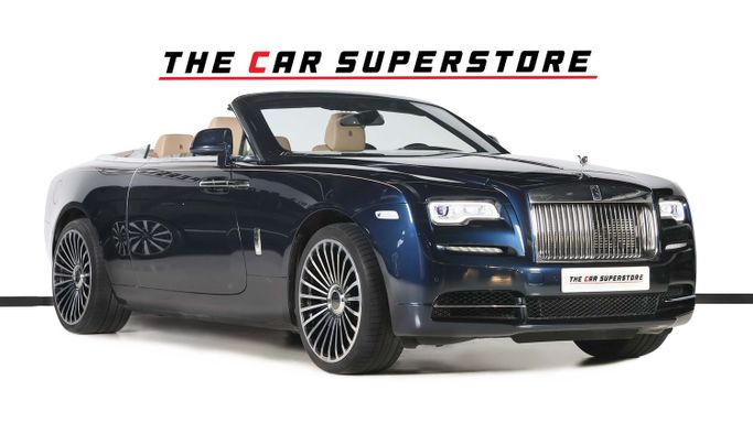 Подержанный Rolls-Royce Dawn, 6.6 л, 2016 в Дубае от The Car Superstore Синий цвет. Европейская | AUTO.AE