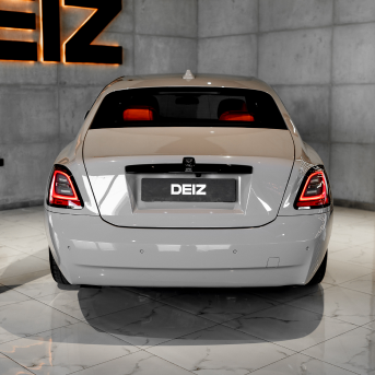 Rolls-Royce Ghost II, 2023 business sedan for rent in Dubai by DEIZ, white color | AUTO.AE