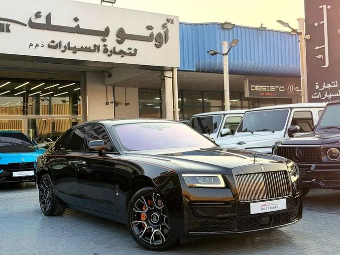 Used Rolls-Royce Ghost Black Badge II, 6.7 l, 2023 in Dubai by Auto Bank Motors, Black color. GCC Specs | AUTO.AE