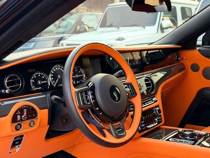 Used Rolls-Royce Ghost Black Badge II, 6.7 l, 2023 in Dubai by Auto Bank Motors, Black color. GCC Specs | AUTO.AE