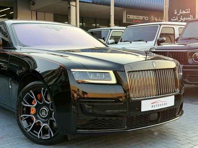 Used Rolls-Royce Ghost Black Badge II, 6.7 l, 2023 in Dubai by Auto Bank Motors, Black color. GCC Specs | AUTO.AE