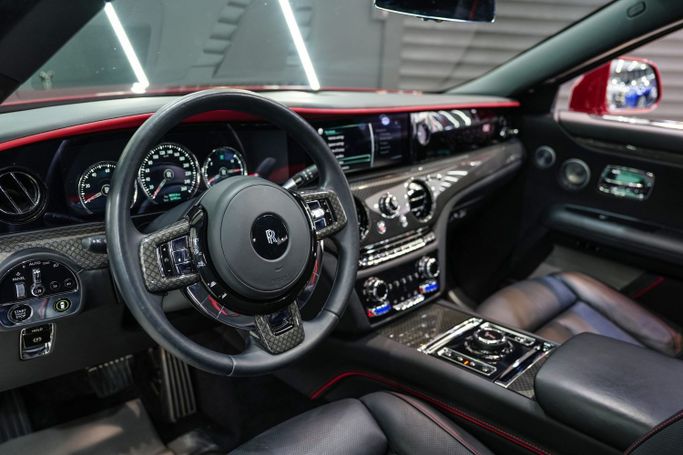 Used Rolls-Royce Ghost Black Badge II, 6.7 l, 2022 in Dubai by Sanam Cars, Red color. GCC Specs | AUTO.AE