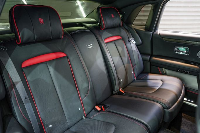 Used Rolls-Royce Ghost Black Badge II, 6.7 l, 2022 in Dubai by Sanam Cars, Red color. GCC Specs | AUTO.AE