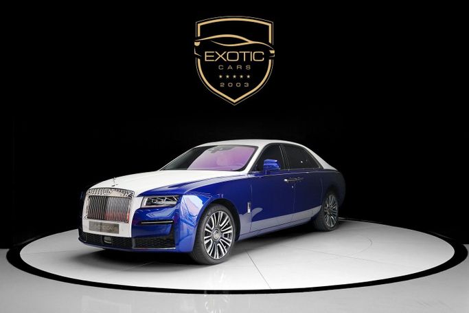 Used Rolls-Royce Ghost II, 6.7 l, 2024 in Dubai by Exotic Cars, Blue color. GCC Specs | AUTO.AE