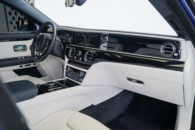 Used Rolls-Royce Ghost II, 6.7 l, 2024 in Dubai by Exotic Cars, Blue color. GCC Specs | AUTO.AE