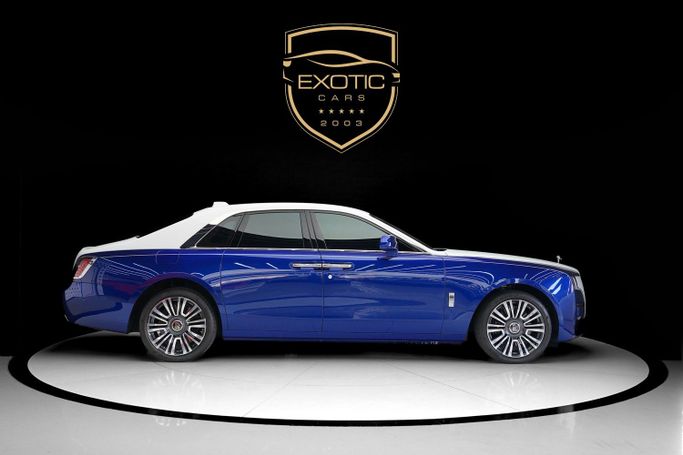 Used Rolls-Royce Ghost II, 6.7 l, 2024 in Dubai by Exotic Cars, Blue color. GCC Specs | AUTO.AE