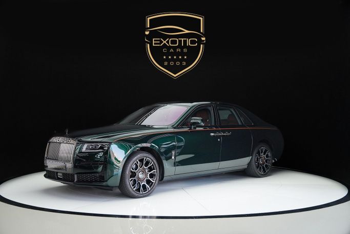 Used Rolls-Royce Ghost Black Badge II Facelift (Series II), 6.7 l, 2024 in Dubai by Exotic Cars, Green color. GCC Specs | AUTO.AE