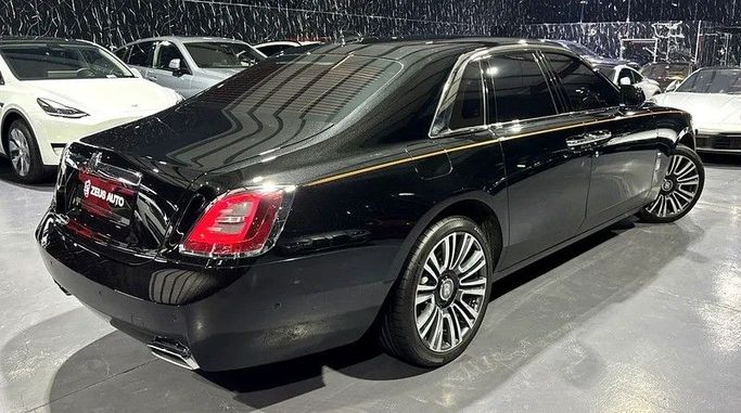 Used Rolls-Royce Ghost II, 6.7 l, 2021 in Dubai by Zeus Motors, Black color. GCC Specs | AUTO.AE