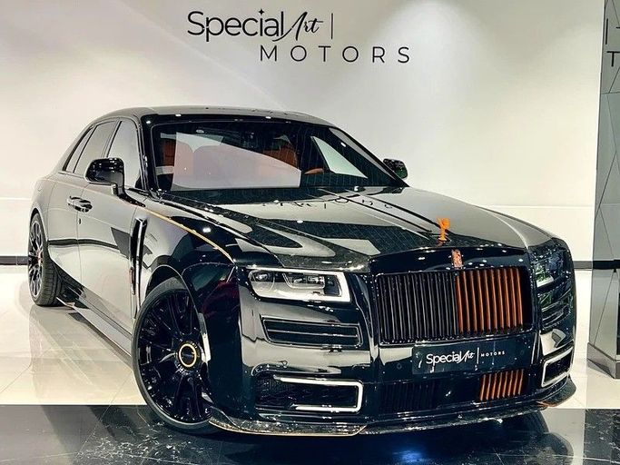 Новый Rolls-Royce Ghost Black Badge II, 6.7 л, 2021 в Дубае от Special Art Motors Черный цвет. Европейская | AUTO.AE