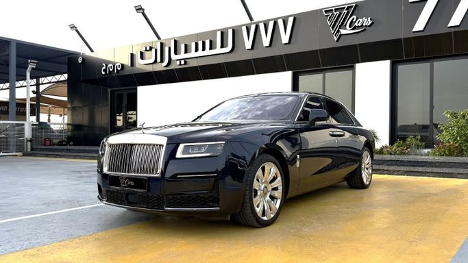 Подержанный Rolls-Royce Ghost Extended II, 6.7 л, 2021 в Дубае от 777 CARS Тёмно-синий цвет. GCC | AUTO.AE | Объявление #249571