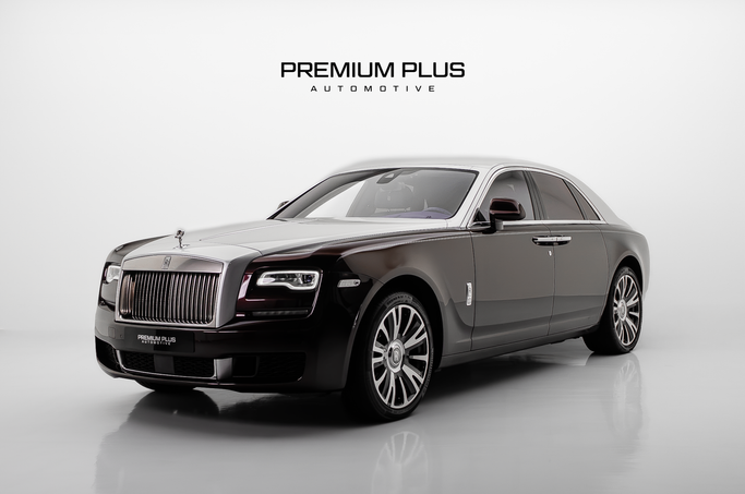 مستعملة Rolls-Royce Ghost Extended I Facelift (السلسلة الثانية), 6.6 l, 2019 في في دبي من Premium Plus Automotive، اللون خمري. مواصفات الخليج | AUTO.AE | إعلان #269102