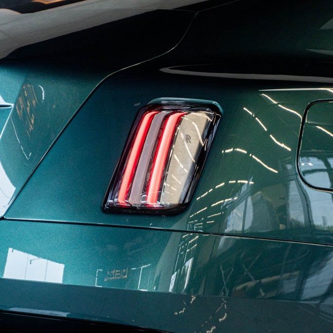 Rolls-Royce Spectre, 2024 business coupe for rent in Dubai by DEIZ, green color | AUTO.AE