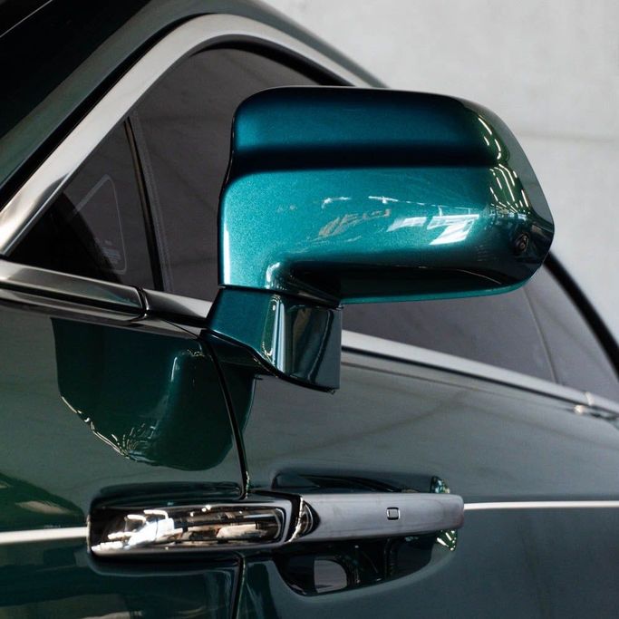 Rolls-Royce Spectre, 2024 business coupe for rent in Dubai by DEIZ, green color | AUTO.AE