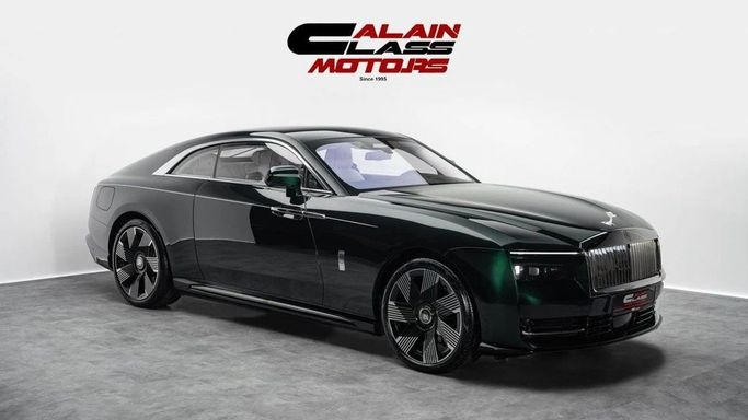Новый Rolls-Royce Spectre, 2025 в Дубае от Al Ain Class Motors Зеленый цвет. GCC | AUTO.AE