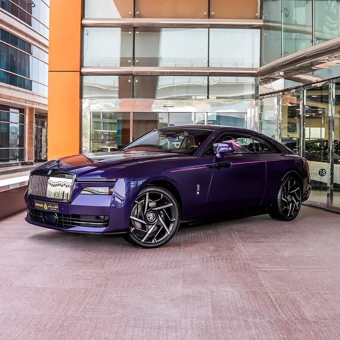 Used Rolls-Royce Spectre RR25, 2025 in UAE, Dubai by Q Motors, Purple color. Other | AUTO.AE | Listing #282427