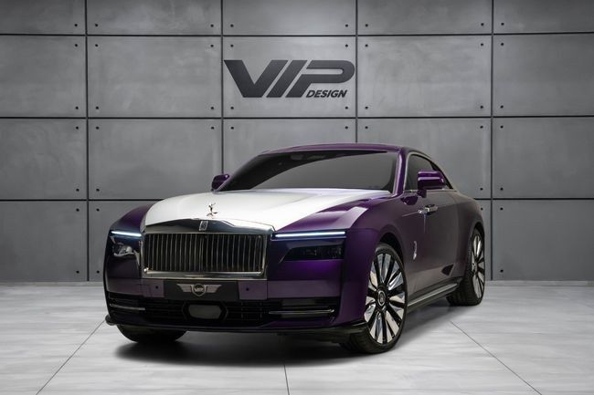 Подержанный ⁦Rolls-Royce Spectre RR25, 2024⁩ в ОАЭ, Дубай от VIP Design Пурпурный цвет. GCC | AUTO.AE | Объявление #287695