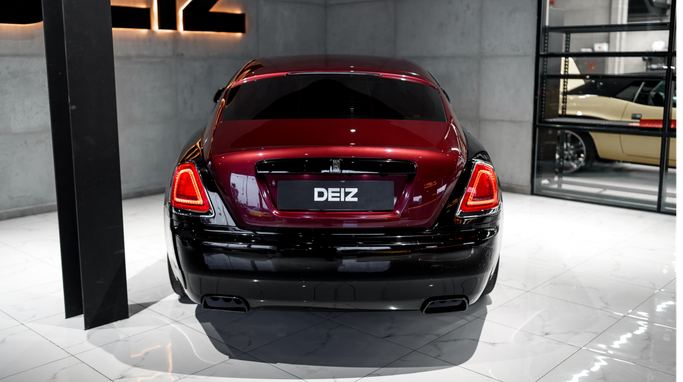 Rolls-Royce Wraith, 2021 business coupe for rent in Dubai by DEIZ, red color | AUTO.AE