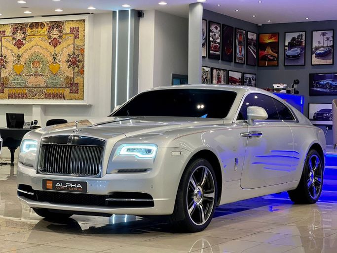 Used Rolls-Royce Wraith, 6.6 l, 2017 in Dubai by Alpha Motors, Silver color. GCC Specs | AUTO.AE