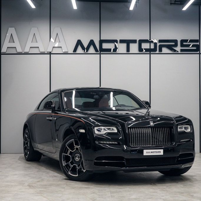 Подержанный Rolls-Royce Wraith Black Badge, 6.6 л, 2017 в Дубае от AAA Motors Черный цвет. GCC | AUTO.AE