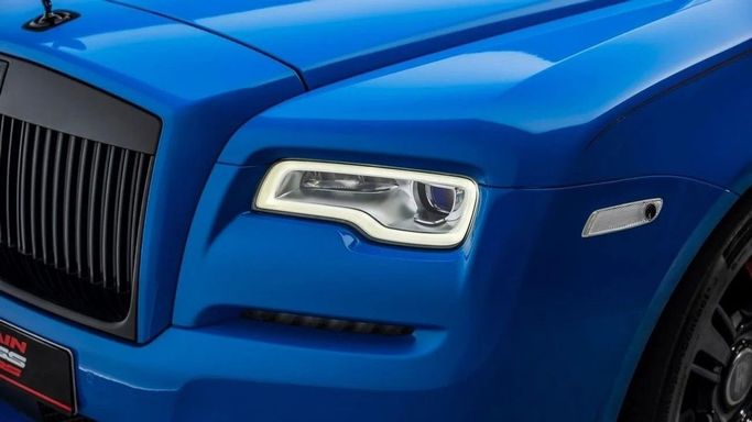 Used Rolls-Royce Wraith, 6.6 l, 2017 in Dubai by Al Ain Class Motors, Blue color. GCC Specs | AUTO.AE