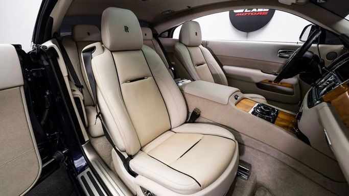 Used Rolls-Royce Wraith, 6.6 l, 2015 in Dubai by Al Ain Class Motors, Blue color. GCC Specs | AUTO.AE
