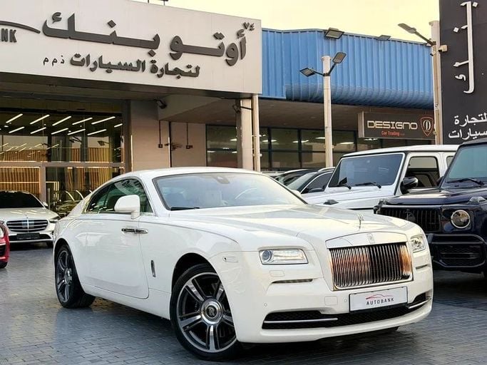 Used Rolls-Royce Wraith, 6.6 l, 2016 in Dubai by Auto Bank Motors, White color. GCC Specs | AUTO.AE