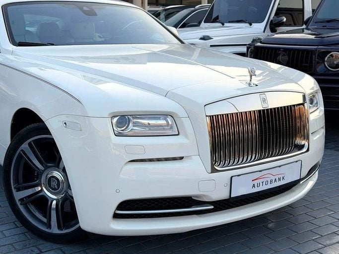 Used Rolls-Royce Wraith, 6.6 l, 2016 in Dubai by Auto Bank Motors, White color. GCC Specs | AUTO.AE
