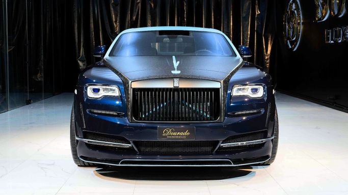 Used Rolls-Royce Wraith, 6.6 l, 2020 in Dubai by Dourado Luxury Car, Blue color. European Specs | AUTO.AE