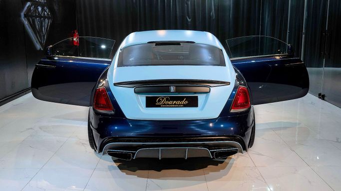 Used Rolls-Royce Wraith, 6.6 l, 2020 in Dubai by Dourado Luxury Car, Blue color. European Specs | AUTO.AE