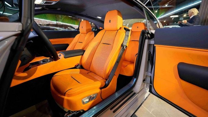 New Rolls-Royce Wraith, 6.6 l, 2023 in Dubai by Dourado Luxury Car, Grey color.  | AUTO.AE