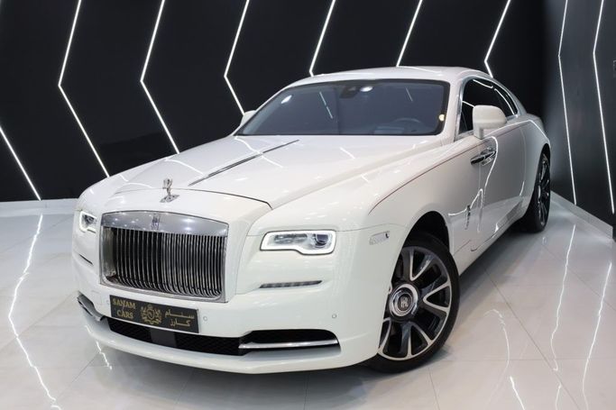 Used Rolls-Royce Wraith, 6.6 l, 2019 in Dubai by Sanam Cars, White color. GCC Specs | AUTO.AE