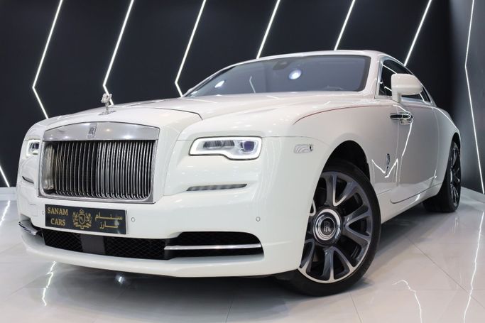 Used Rolls-Royce Wraith, 6.6 l, 2019 in Dubai by Sanam Cars, White color. GCC Specs | AUTO.AE