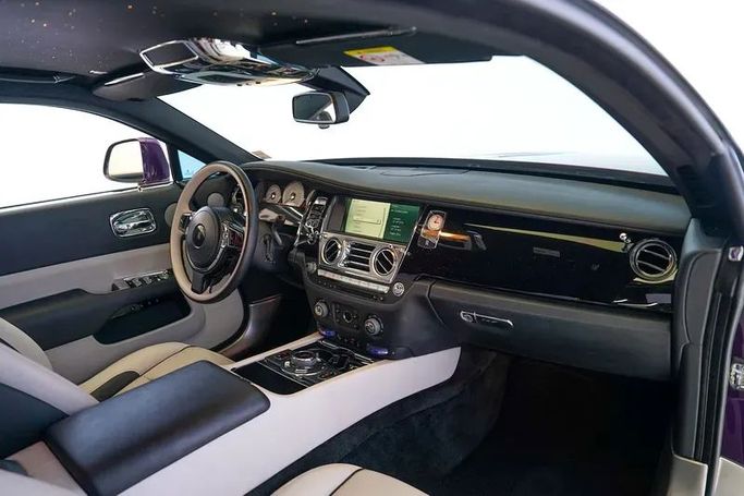 Used Rolls-Royce Wraith, 6.6 l, 2017 in Dubai by Exotic Cars, Purple color. GCC Specs | AUTO.AE