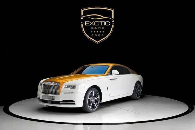 Used Rolls-Royce Wraith, 6.6 l, 2017 in Dubai by Exotic Cars, Golden color. GCC Specs | AUTO.AE