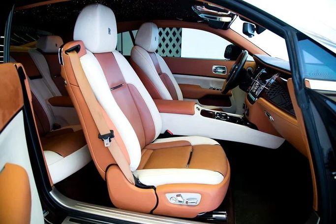 Used Rolls-Royce Wraith, 6.6 l, 2018 in Dubai by Exotic Cars, Brown color. GCC Specs | AUTO.AE