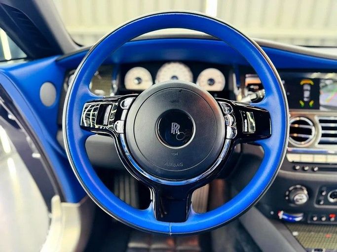 Used Rolls-Royce Wraith Black Badge, 6.6 l, 2022 in Dubai by Zeus Motors, Black color. GCC Specs | AUTO.AE