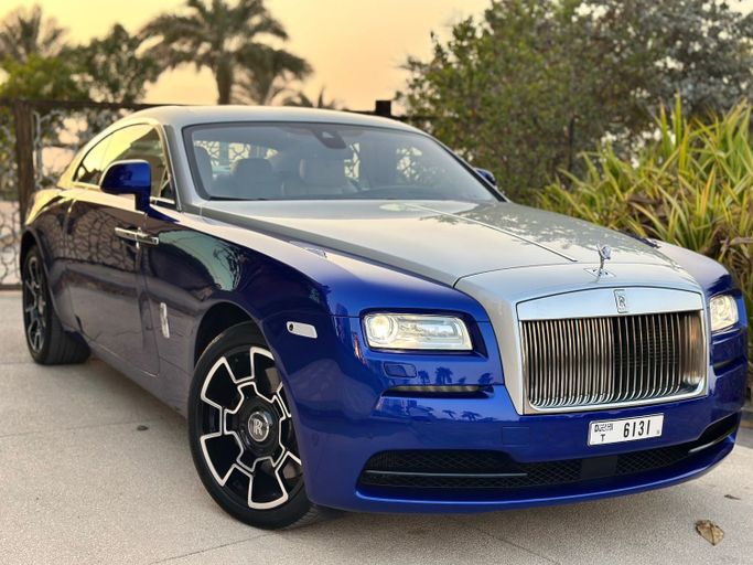 Used Rolls-Royce Wraith, 6.6 l, 2015 in Dubai, Blue color. Other | AUTO.AE