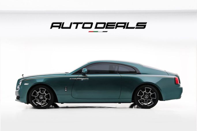 Подержанный Rolls-Royce Wraith Black Badge, 6.6 л, 2023 в Дубае от AUTO DEALS Бирюзовый цвет. GCC | AUTO.AE