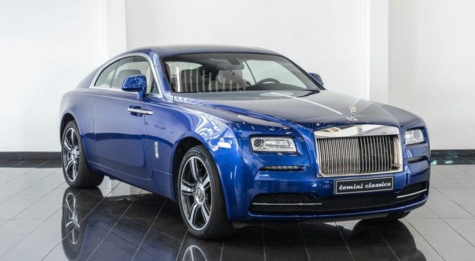 Подержанный Rolls-Royce Wraith, 6.6 л, 2015 в Дубае от Tomini Cars Синий цвет.  | AUTO.AE | Объявление #245929