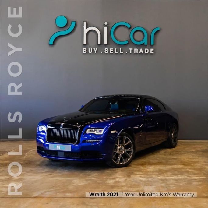 Used Rolls-Royce Wraith, 6.6 l, 2021 in Dubai by Hi Car Approved Pre-Owned Cars Showroom, Blue color. GCC Specs | AUTO.AE | Listing #264593