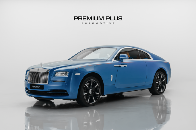Подержанный Rolls-Royce Wraith, 6.6 л, 2016 в Дубае от Premium Plus Automotive Голубой цвет. GCC | AUTO.AE | Объявление #272096