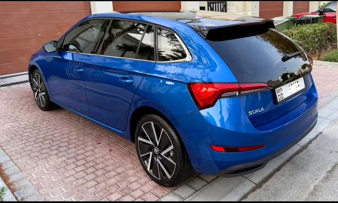 Used Skoda Scala I, 1.5 l, 2022 in UAE, Dubai by GE Motors, Blue color. GCC Specs | AUTO.AE | Listing #295589 — photo 3 of 9